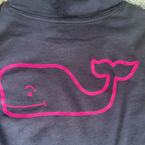 Vineyard Vines Girls Whale Hoodie Dress - Picture 3 of 4